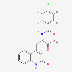 molecular formula C19H15ClN2O4 B562672 Rebamipide-d4 CAS No. 1219409-06-9