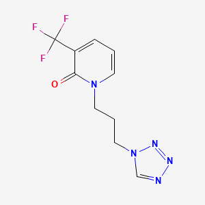 1-[3-(1H-tetrazol-1-yl)propyl]-3-(trifluoromethyl)pyridin-2(1H)-one