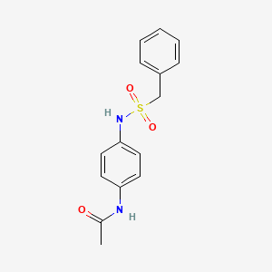 N-{4-[(benzylsulfonyl)amino]phenyl}acetamide