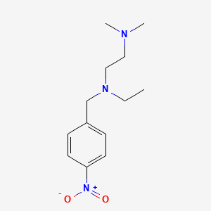 molecular formula C13H21N3O2 B5626930 N-ethyl-N',N'-dimethyl-N-(4-nitrobenzyl)-1,2-ethanediamine 