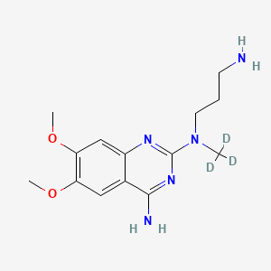 N-(4-Amino-6,7-dimethoxyquinazol-2-yl)-N-methyl-d3-propylenediamine