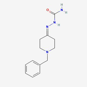 molecular formula C13H18N4O B5627026 1-benzyl-4-piperidinone semicarbazone 