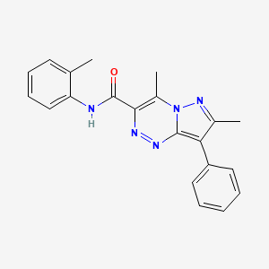 4,7-dimethyl-N-(2-methylphenyl)-8-phenylpyrazolo[5,1-c][1,2,4]triazine-3-carboxamide