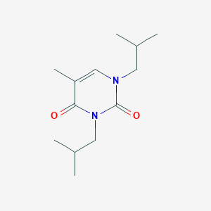 molecular formula C13H22N2O2 B5627168 1,3-diisobutyl-5-methyl-2,4(1H,3H)-pyrimidinedione 