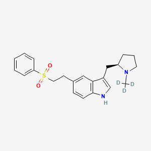 molecular formula C22H26N2O2S B562725 Eletriptan-d3 CAS No. 1287040-94-1