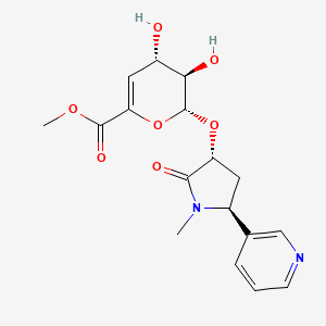 Methyl (3R,5S)-1-methyl-2-oxo-5-(pyridin-3-yl)pyrrolidin-3-yl 4-deoxy-alpha-L-threo-hex-4-enopyranosiduronate