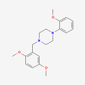 molecular formula C20H26N2O3 B5627379 1-(2,5-dimethoxybenzyl)-4-(2-methoxyphenyl)piperazine 