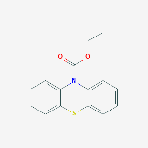 molecular formula C15H13NO2S B5627398 ethyl 10H-phenothiazine-10-carboxylate 