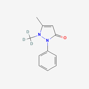 molecular formula C11H12N2O B562745 Antipyrine-d3 CAS No. 65566-62-3