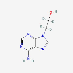 molecular formula C7H9N5O B562749 [2-(6-Amino-9H-purin-9-yl)ethanol-d4 CAS No. 1216900-94-5
