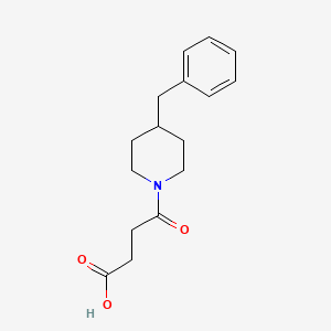 molecular formula C16H21NO3 B5627511 4-(4-benzyl-1-piperidinyl)-4-oxobutanoic acid 