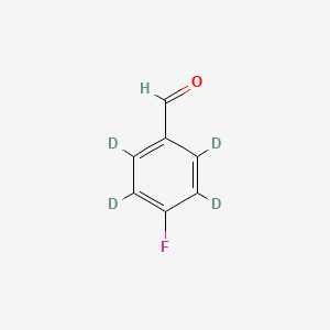 molecular formula C7H5FO B562760 4-Fluorobenzaldehyde-2,3,5,6-D4 CAS No. 93111-27-4