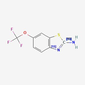 Riluzole-13C,15N2