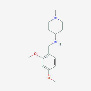 molecular formula C15H24N2O2 B5627649 N-(2,4-dimethoxybenzyl)-1-methyl-4-piperidinamine 