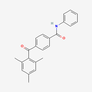 molecular formula C23H21NO2 B5627671 4-(mesitylcarbonyl)-N-phenylbenzamide CAS No. 5301-74-6