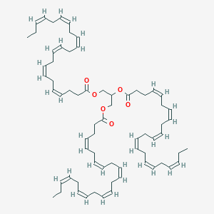 molecular formula C69H98O6 B056277 Tridocosahexaenoin CAS No. 124596-98-1