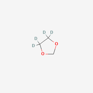 molecular formula C3H6O2 B562772 4,4,5,5-Tetradeuterio-1,3-dioxolane CAS No. 42219-54-5
