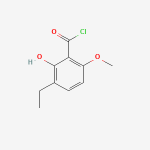 3-Ethyl-2-hydroxy-6-methoxybenzoyl chloride