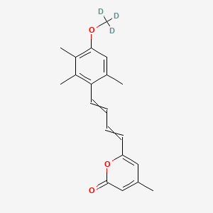 6-[(1E, 3E)-4-(4-Methoxy-2,3,6-trimethylphenyl-d3)-2-methyl-1,3-butadien-1-yl]-4-methyl-2H-pyran-2-one