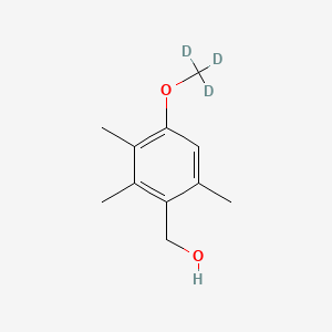 molecular formula C11H16O2 B562786 4-Methoxy-2,3,6-trimethylbenzyl Alcohol-d3 CAS No. 1189501-77-6