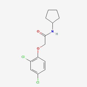 molecular formula C13H15Cl2NO2 B5627891 N-cyclopentyl-2-(2,4-dichlorophenoxy)acetamide 