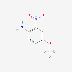 molecular formula C7H8N2O3 B562792 4-Methoxy-2-nitroaniline-d3 CAS No. 922730-95-8