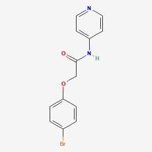 molecular formula C13H11BrN2O2 B5628082 2-(4-bromophenoxy)-N-4-pyridinylacetamide 