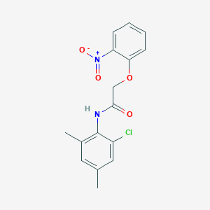 molecular formula C16H15ClN2O4 B5628205 N-(2-chloro-4,6-dimethylphenyl)-2-(2-nitrophenoxy)acetamide 