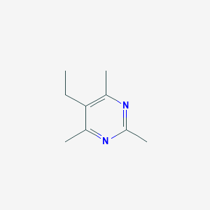 molecular formula C9H14N2 B056283 5-Ethyl-2,4,6-trimethylpyrimidine CAS No. 120537-61-3