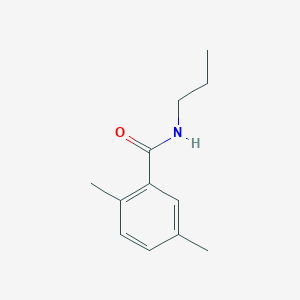 molecular formula C12H17NO B5628326 2,5-dimethyl-N-propylbenzamide 
