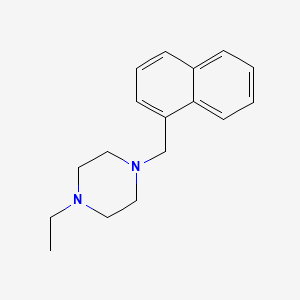 molecular formula C17H22N2 B5628356 1-ethyl-4-(1-naphthylmethyl)piperazine 