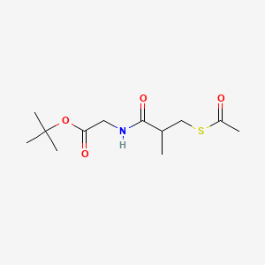 N-(3-Acetylthio-2-methylpropanoyl)glycine tert-Butyl Ester