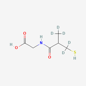 N-(3-Mercapto-2-methylpropanoyl)glycine-d5
