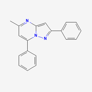 molecular formula C19H15N3 B5628475 5-methyl-2,7-diphenylpyrazolo[1,5-a]pyrimidine CAS No. 331978-90-6
