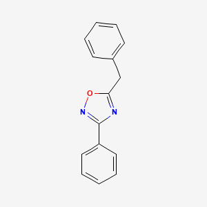 molecular formula C15H12N2O B5628479 5-benzyl-3-phenyl-1,2,4-oxadiazole 