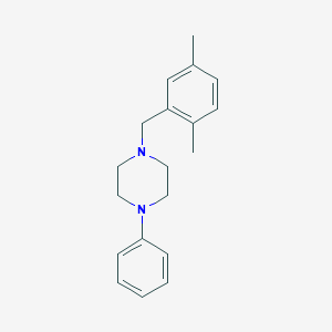 molecular formula C19H24N2 B5628491 1-(2,5-dimethylbenzyl)-4-phenylpiperazine 