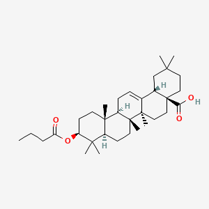 molecular formula C34H54O4 B562862 3-beta-Hydroxy-olean-12-en-28-oic acid butyrate CAS No. 107660-10-6