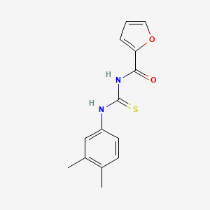N-{[(3,4-dimethylphenyl)amino]carbonothioyl}-2-furamide