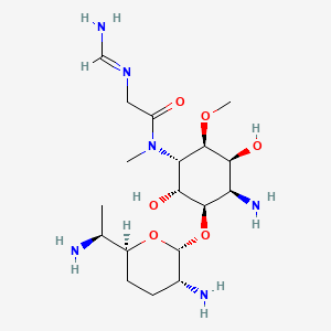 molecular formula C18H36N6O6 B562876 1-表鬼臼霉素 CAS No. 103531-05-1