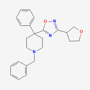 1-benzyl-4-phenyl-4-[3-(tetrahydrofuran-3-yl)-1,2,4-oxadiazol-5-yl]piperidine
