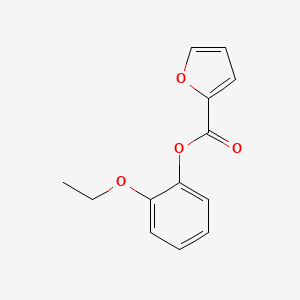 molecular formula C13H12O4 B5629025 2-ethoxyphenyl 2-furoate 