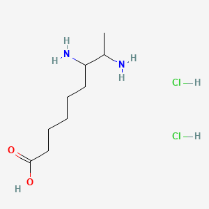 molecular formula C9H22Cl2N2O2 B562910 7,8-Diaminopelargonic acid dihydrochloride CAS No. 951786-35-9