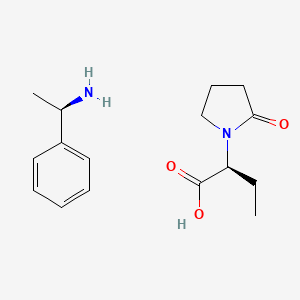 (R)-1-Phenylethanamine (S)-2-(2-oxopyrrolidin-1-yl)butanoate