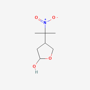 4-(2-Nitropropan-2-yl)oxolan-2-ol
