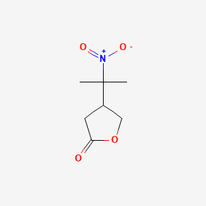 molecular formula C7H11NO4 B562916 4-(1-Methyl-1-nitroethyl)tetrahydrofuran-2-one CAS No. 176793-53-6