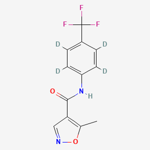 molecular formula C12H9F3N2O2 B562920 Leflunomide-d4 CAS No. 1189987-23-2
