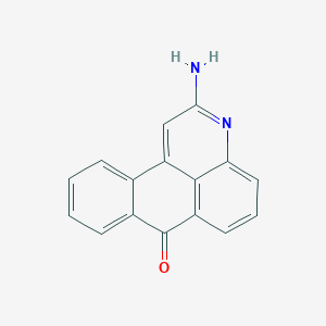 molecular formula C16H10N2O B5629256 2-amino-7H-naphtho[1,2,3-de]quinolin-7-one 