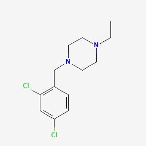 molecular formula C13H18Cl2N2 B5629273 1-(2,4-dichlorobenzyl)-4-ethylpiperazine 