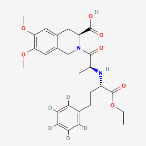 molecular formula C27H34N2O7 B562930 Moexipril-d5 CAS No. 1356929-49-1