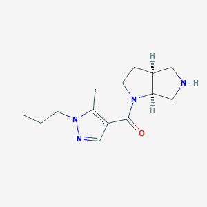 rel-(3aS,6aS)-1-[(5-methyl-1-propyl-1H-pyrazol-4-yl)carbonyl]octahydropyrrolo[3,4-b]pyrrole hydrochloride